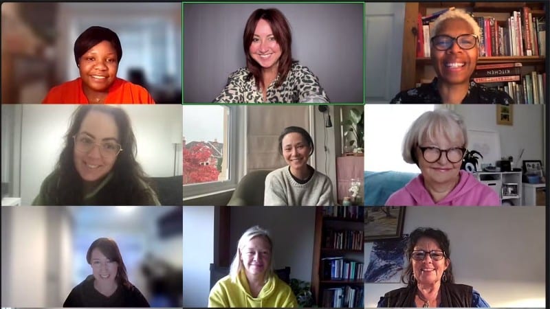 Students of our live wellbeing coaching course, learning from Health & Wellbeing Coach - Dr Claire Maguire